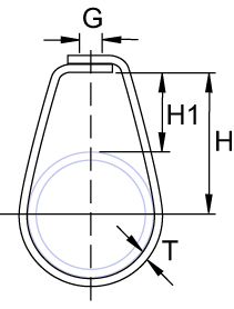 Sprinkler Hanger 1/2" RVS A2 detail 2